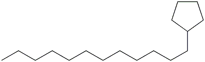 Dodecylcyclopentane. Struktur