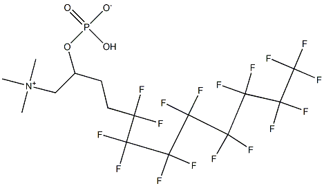 3,3,4,4,5,5,6,6,7,7,8,8,9,9,10,10,10-heptadecafluorodecylphosphocholine Struktur