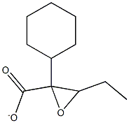 ETHYLCYCLOHEXYLGLYCIDATE Struktur