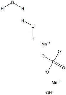 HYDRATEDMANGANESEPHOSPHATEHYDROXIDE Struktur