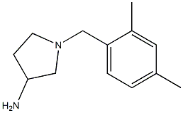 1-(2,4-dimethylbenzyl)pyrrolidin-3-amine Struktur