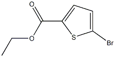 5-ブロモ-2-チオフェンカルボン酸エチル 化學(xué)構(gòu)造式