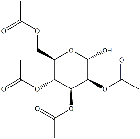 2,3,4,6-TETRA-O-ACETYL-A-D-MANNOPYRANOSE, 99% MIN. HPLC Struktur