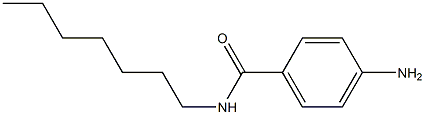 4-AMINO-N-HEPTYLBENZAMIDE Struktur