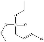 TRANS-DIETHYL-3-BROMO-2-PROPENEPHOSPHONATE Struktur