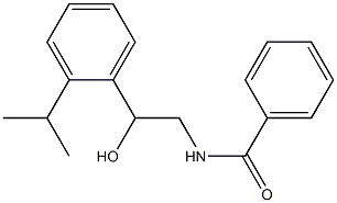 N-[2-Hydroxy-2-(2-Isopropylphenyl)Ethyl]Benzamide Structure