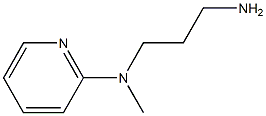 N-(3-aminopropyl)-N-methyl-N-pyridin-2-ylamine Struktur