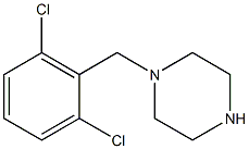 1-(2,6-Dichlorbenzyl)-piperazine Struktur