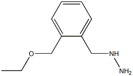 (2-(ethoxymethyl)benzyl)hydrazine Struktur