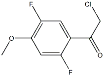 2-chloro-1-(2,5-difluoro-4-methoxyphenyl)ethanone Struktur