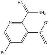 5-bromo-3-nitropyridine-2-carboxamidine Struktur