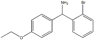 (2-bromophenyl)(4-ethoxyphenyl)methanamine Structure