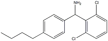 (4-butylphenyl)(2,6-dichlorophenyl)methanamine Struktur