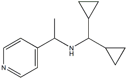 (dicyclopropylmethyl)[1-(pyridin-4-yl)ethyl]amine Struktur