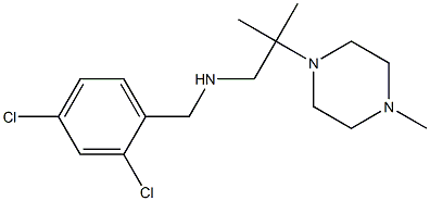 [(2,4-dichlorophenyl)methyl][2-methyl-2-(4-methylpiperazin-1-yl)propyl]amine Struktur