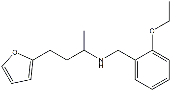 [(2-ethoxyphenyl)methyl][4-(furan-2-yl)butan-2-yl]amine Struktur