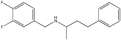 [(3,4-difluorophenyl)methyl](4-phenylbutan-2-yl)amine Struktur