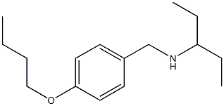 [(4-butoxyphenyl)methyl](pentan-3-yl)amine Struktur