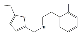 [(5-ethylthiophen-2-yl)methyl][2-(2-fluorophenyl)ethyl]amine Struktur