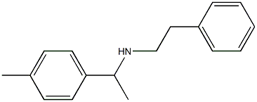 [1-(4-methylphenyl)ethyl](2-phenylethyl)amine Struktur