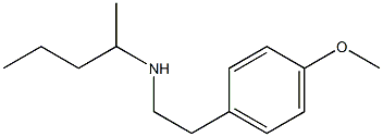 [2-(4-methoxyphenyl)ethyl](pentan-2-yl)amine Struktur