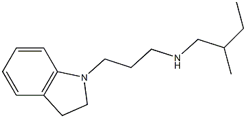 [3-(2,3-dihydro-1H-indol-1-yl)propyl](2-methylbutyl)amine Struktur