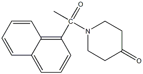1-(1-naphthylacetyl)piperidin-4-one Structure
