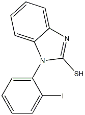 1-(2-iodophenyl)-1H-1,3-benzodiazole-2-thiol Struktur