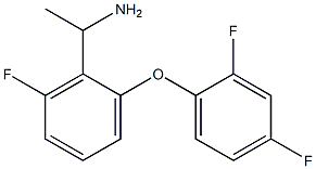 1-[2-(2,4-difluorophenoxy)-6-fluorophenyl]ethan-1-amine Structure
