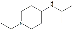 1-ethyl-N-(propan-2-yl)piperidin-4-amine Struktur