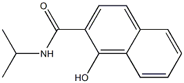 1-hydroxy-N-(propan-2-yl)naphthalene-2-carboxamide Struktur