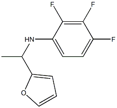 2,3,4-trifluoro-N-[1-(furan-2-yl)ethyl]aniline Structure