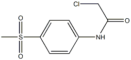 2-chloro-N-(4-methanesulfonylphenyl)acetamide Struktur