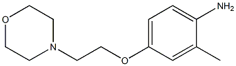 2-methyl-4-[2-(morpholin-4-yl)ethoxy]aniline Struktur
