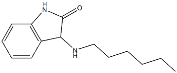 3-(hexylamino)-2,3-dihydro-1H-indol-2-one Struktur
