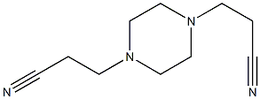 3-[4-(2-cyanoethyl)piperazin-1-yl]propanenitrile Structure