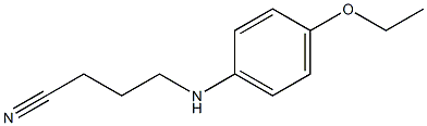 4-[(4-ethoxyphenyl)amino]butanenitrile Struktur