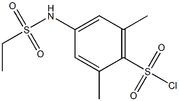 4-[(ethylsulfonyl)amino]-2,6-dimethylbenzenesulfonyl chloride Struktur