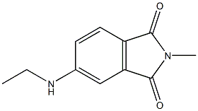 5-(ethylamino)-2-methyl-2,3-dihydro-1H-isoindole-1,3-dione Struktur