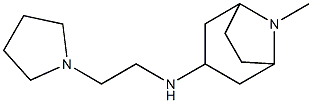 8-methyl-N-[2-(pyrrolidin-1-yl)ethyl]-8-azabicyclo[3.2.1]octan-3-amine Struktur