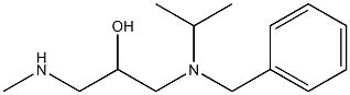 benzyl[2-hydroxy-3-(methylamino)propyl]propan-2-ylamine Struktur