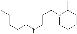 heptan-2-yl[3-(2-methylpiperidin-1-yl)propyl]amine Struktur