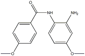 N-(2-amino-4-methoxyphenyl)-4-methoxybenzamide Struktur