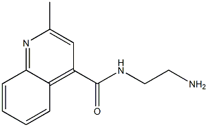 N-(2-aminoethyl)-2-methylquinoline-4-carboxamide Struktur