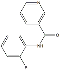 N-(2-bromophenyl)nicotinamide Struktur