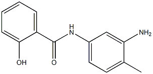 N-(3-amino-4-methylphenyl)-2-hydroxybenzamide Struktur