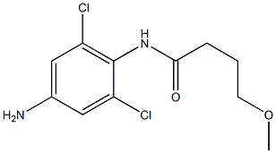 N-(4-amino-2,6-dichlorophenyl)-4-methoxybutanamide Struktur