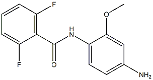 N-(4-amino-2-methoxyphenyl)-2,6-difluorobenzamide Struktur