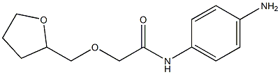 N-(4-aminophenyl)-2-(oxolan-2-ylmethoxy)acetamide Struktur