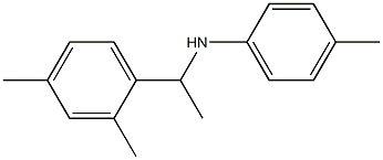 N-[1-(2,4-dimethylphenyl)ethyl]-4-methylaniline Struktur